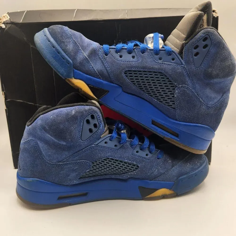 Jordan 5‎ Retro - 'Blue Suede' (Size 9.5) *Nice Condition w/ OG Box*